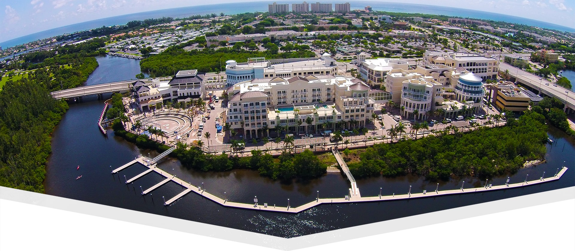 aerial of Harbourside Place